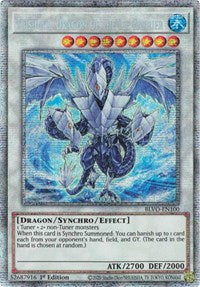 Trishula, Dragon of the Ice Barrier (Starlight Rare) [BLVO-EN100] Starlight Rare | North Game Den