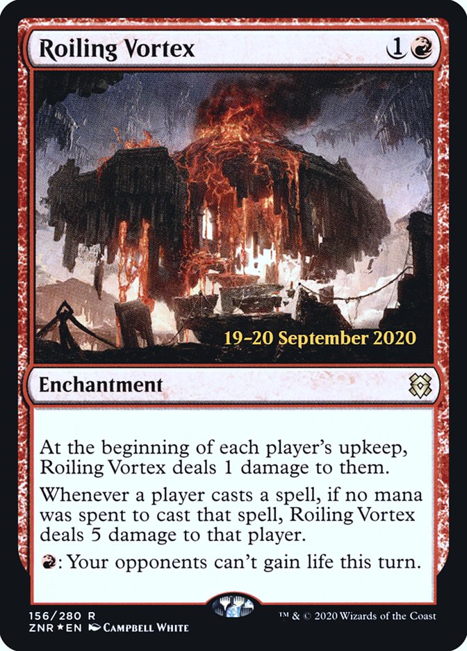 Roiling Vortex  [Zendikar Rising Prerelease Promos] | North Game Den