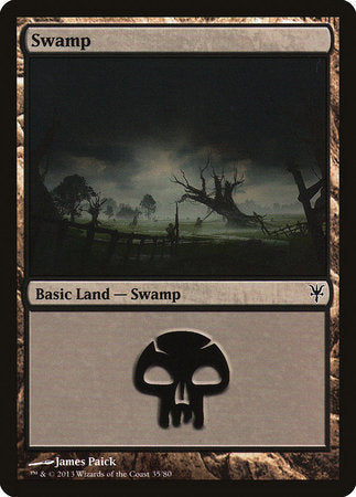 Swamp (35) [Duel Decks: Sorin vs. Tibalt] | North Game Den