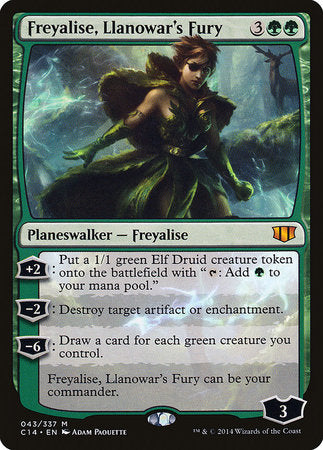 Freyalise, Llanowar's Fury [Commander 2014] | North Game Den