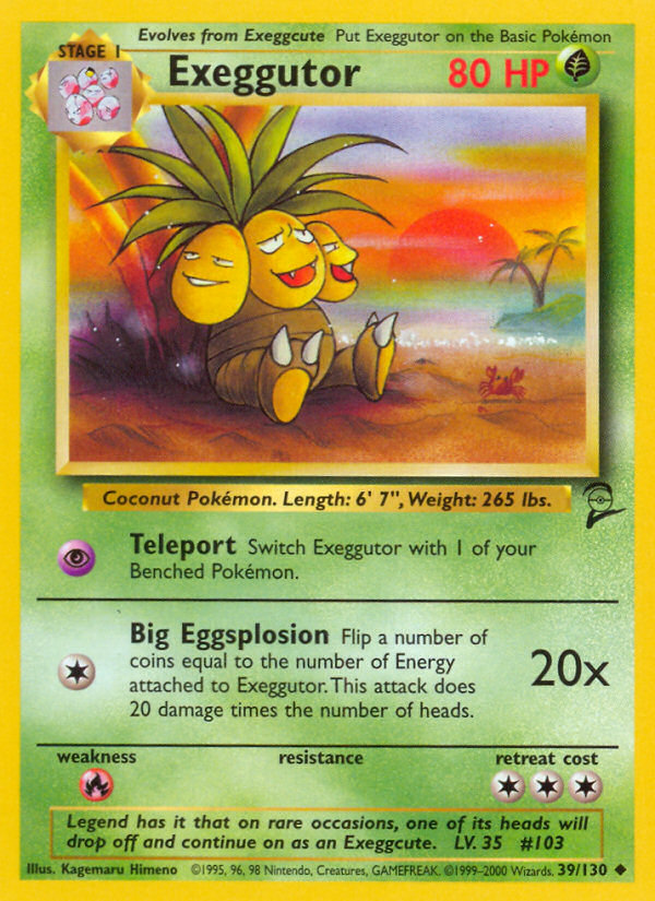 Exeggutor (39/130) [Base Set 2] | North Game Den