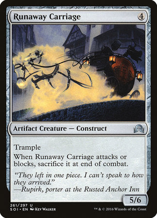 Runaway Carriage [Shadows over Innistrad] | North Game Den