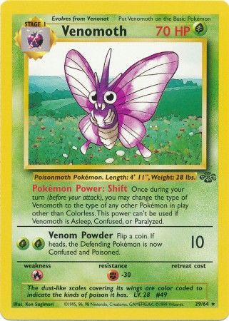 Venomoth (29/64) [Jungle Unlimited] | North Game Den