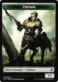 Centaur // Egg Double-sided Token [Commander 2019 Tokens] | North Game Den