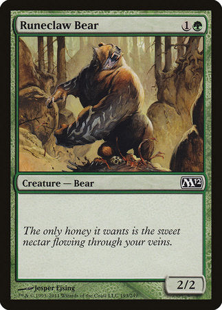 Runeclaw Bear [Magic 2012] | North Game Den