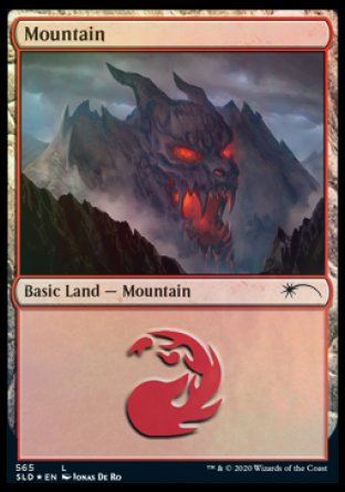 Mountain (Develish) (565) [Secret Lair Drop Promos] | North Game Den