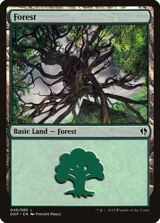 Forest (40) [Duel Decks: Zendikar vs. Eldrazi] | North Game Den