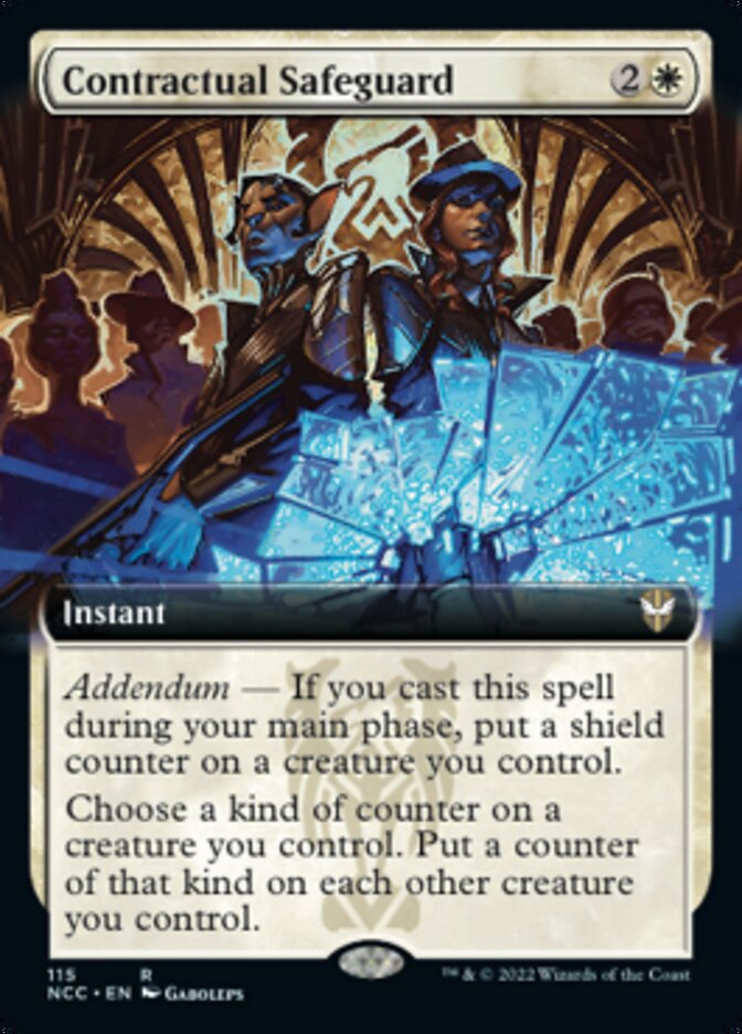 Contractual Safeguard (Extended Art) [Streets of New Capenna Commander] | North Game Den