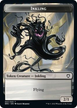 Mishra's Warform // Inkling Double-Sided Token [The Brothers' War Commander Tokens] | North Game Den