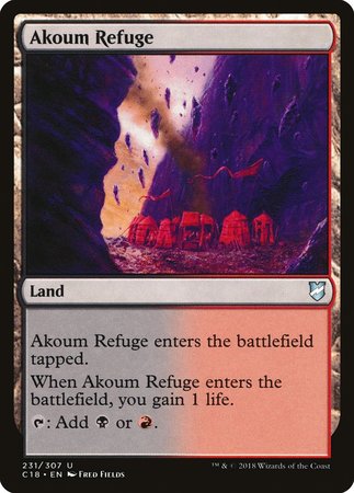 Akoum Refuge [Commander 2018] | North Game Den