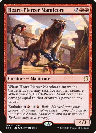 Heart-Piercer Manticore [Commander 2019] | North Game Den