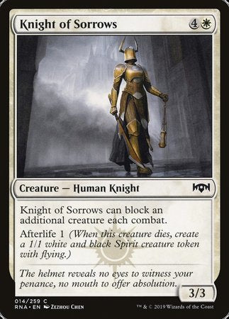 Knight of Sorrows [Ravnica Allegiance] | North Game Den