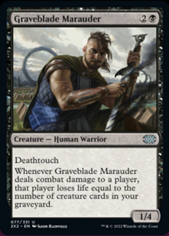 Graveblade Marauder [Double Masters 2022] | North Game Den