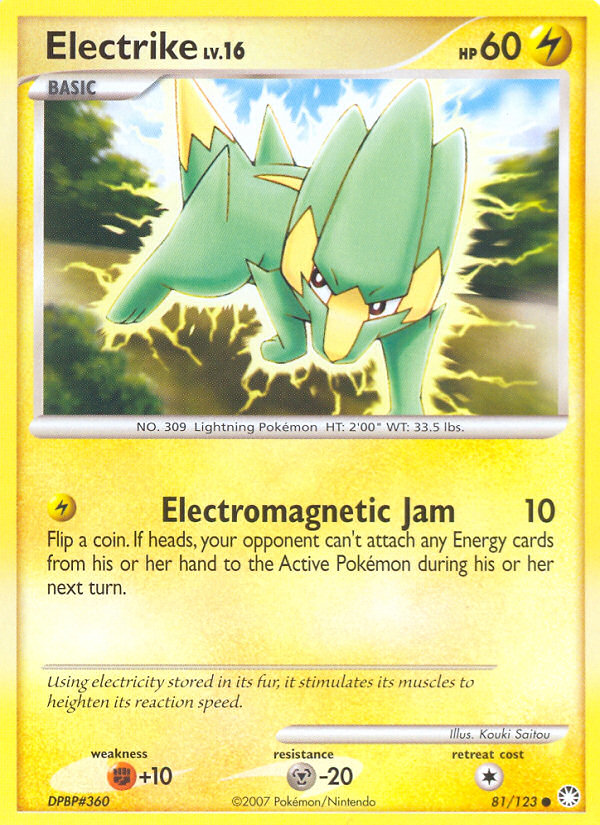 Electrike (81/123) [Diamond & Pearl: Mysterious Treasures] | North Game Den