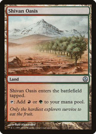 Shivan Oasis [Duel Decks: Phyrexia vs. the Coalition] | North Game Den