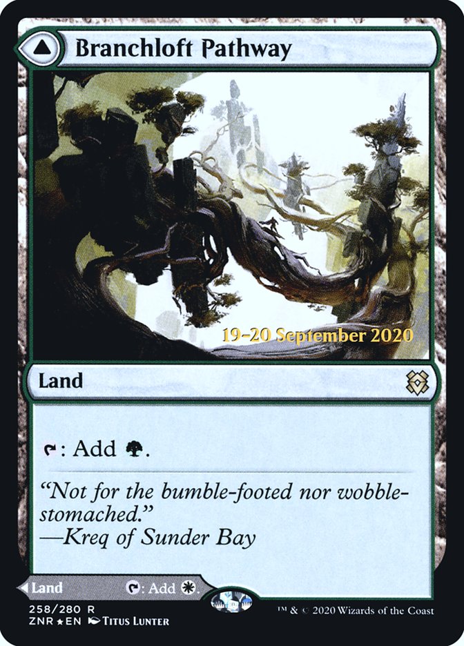 Branchloft Pathway // Boulderloft Pathway  [Zendikar Rising Prerelease Promos] | North Game Den