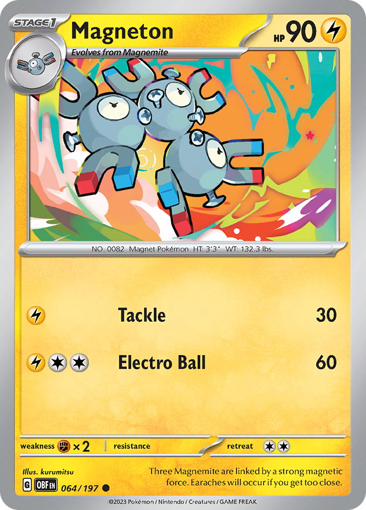 Magneton (064/197) [Scarlet & Violet: Obsidian Flames] | North Game Den