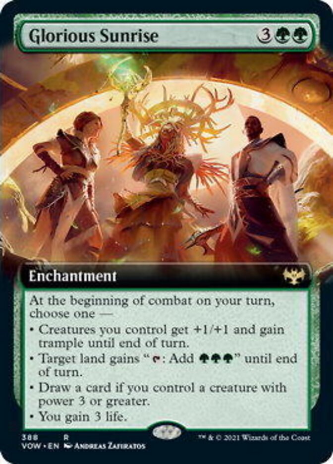 Glorious Sunrise (Extended) [Innistrad: Crimson Vow] | North Game Den