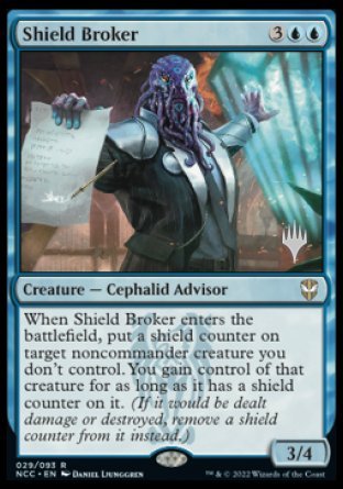 Shield Broker (Promo Pack) [Streets of New Capenna Commander Promos] | North Game Den