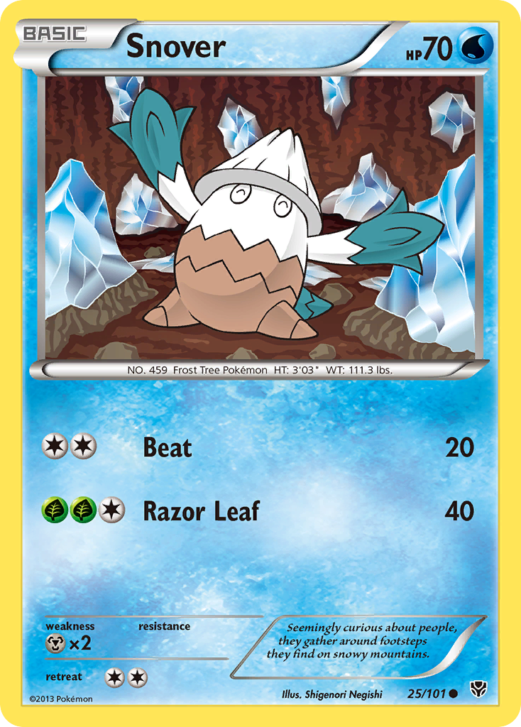 Snover (25/101) [Black & White: Plasma Blast] | North Game Den