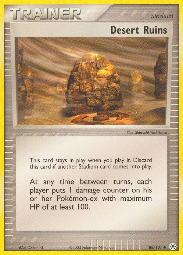 Desert Ruins (88/101) [EX: Hidden Legends] | North Game Den