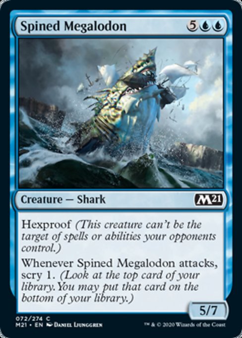 Spined Megalodon [Core Set 2021] | North Game Den