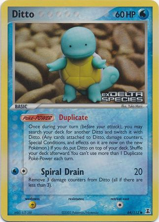Ditto (64/113) (Stamped) [EX: Delta Species] | North Game Den