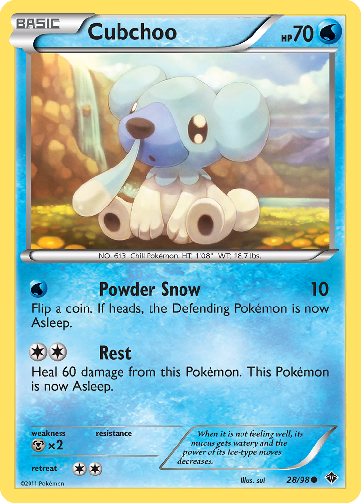 Cubchoo (28/98) [Black & White: Emerging Powers] | North Game Den