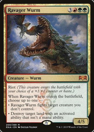 Ravager Wurm [Ravnica Allegiance] | North Game Den