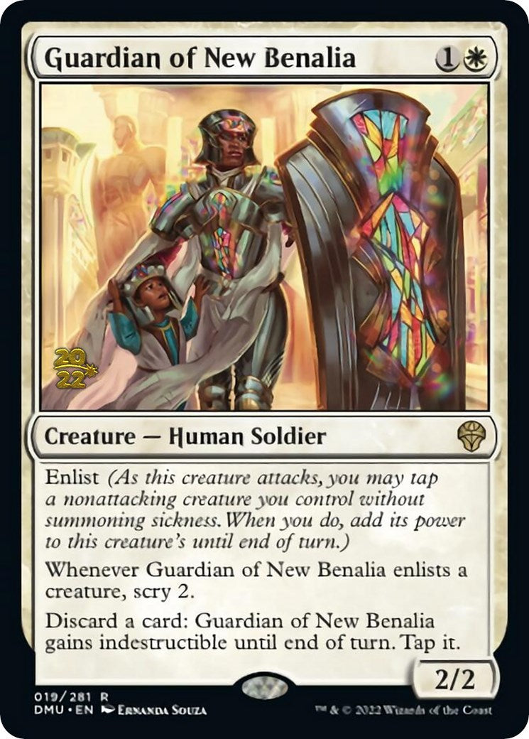 Guardian of New Benalia [Dominaria United Prerelease Promos] | North Game Den