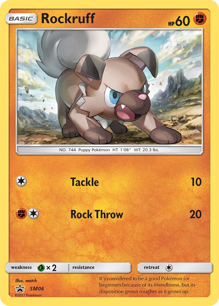 Rockruff (SM06) [Sun & Moon: Black Star Promos] | North Game Den