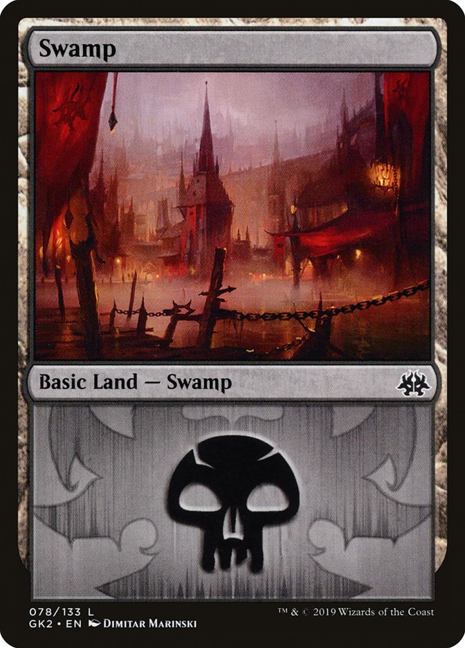 Swamp (78) [Ravnica Allegiance Guild Kit] | North Game Den