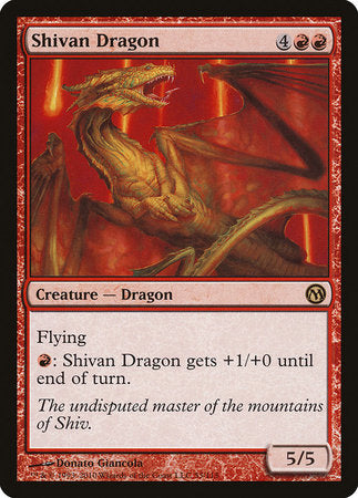 Shivan Dragon [Duels of the Planeswalkers] | North Game Den