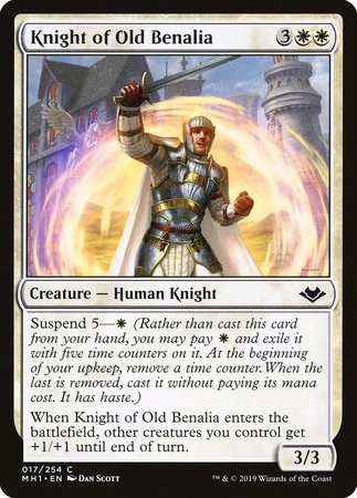 Knight of Old Benalia [Modern Horizons] | North Game Den