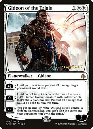 Gideon of the Trials [Amonkhet Promos] | North Game Den
