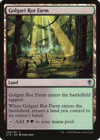 Golgari Rot Farm [Commander 2016] | North Game Den