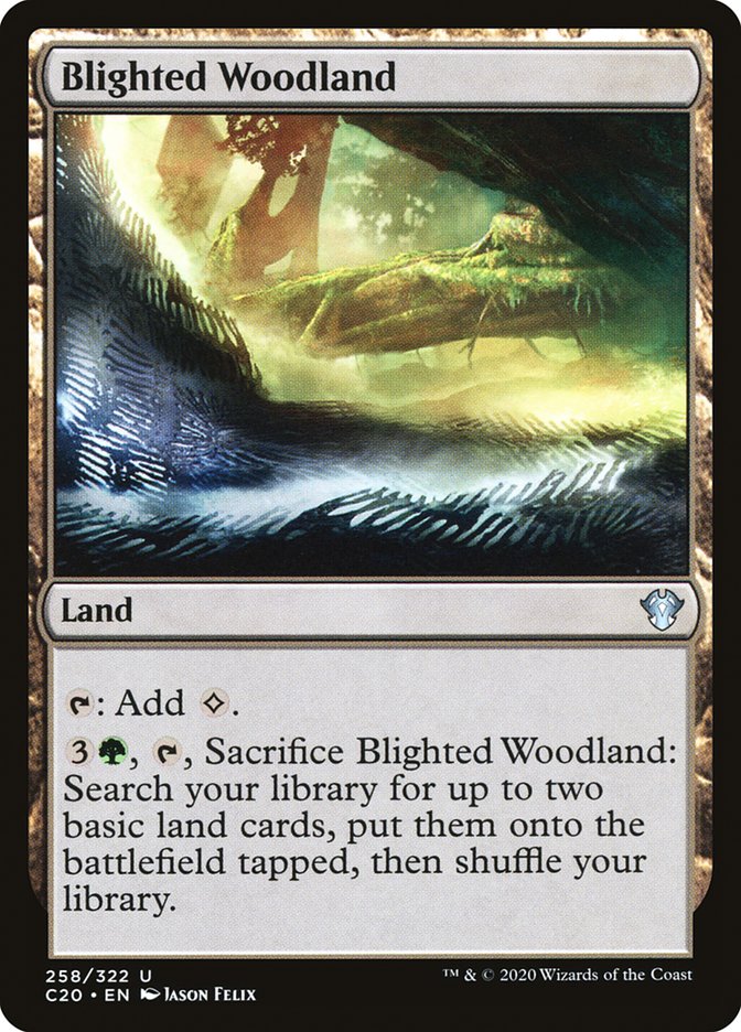 Blighted Woodland [Commander 2020] | North Game Den