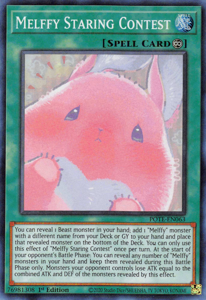 Melffy Staring Contest [POTE-EN063] Super Rare | North Game Den