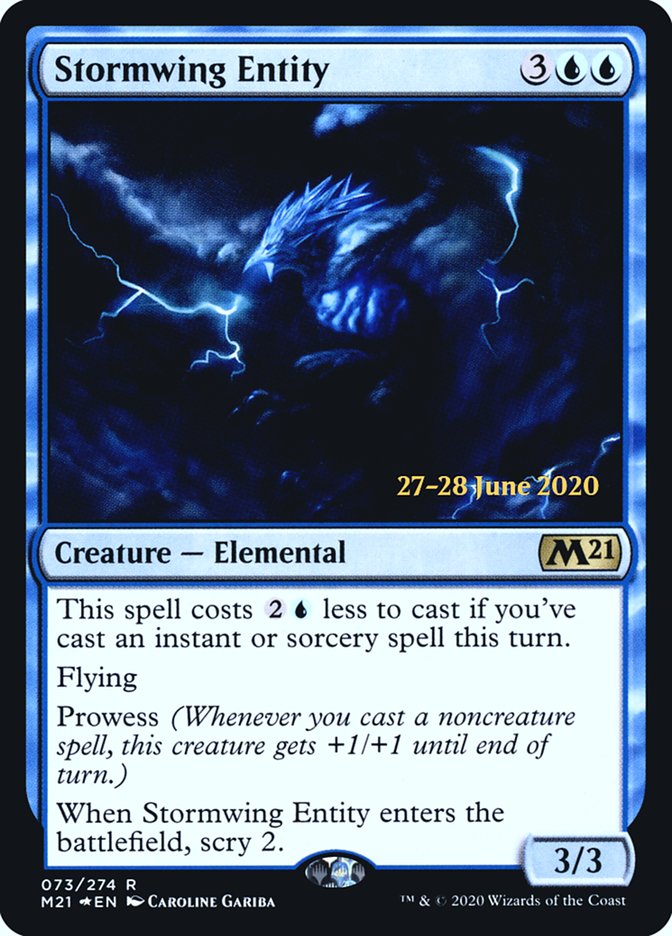 Stormwing Entity  [Core Set 2021 Prerelease Promos] | North Game Den