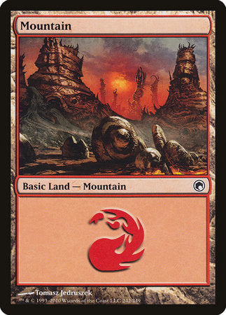 Mountain (242) [Scars of Mirrodin] | North Game Den