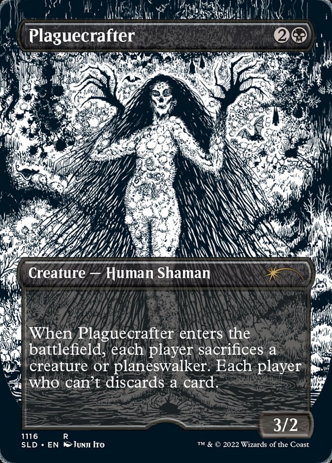 Plaguecrafter (Borderless Etched Foil) [Secret Lair Drop Series] | North Game Den