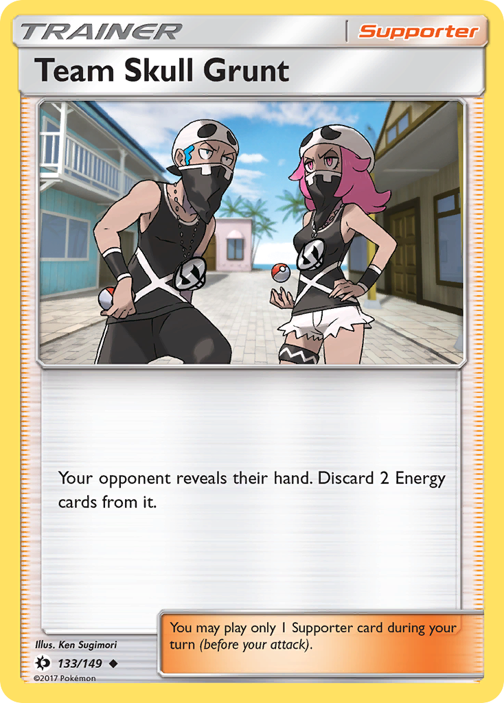 Team Skull Grunt (133/149) [Sun & Moon: Base Set] | North Game Den