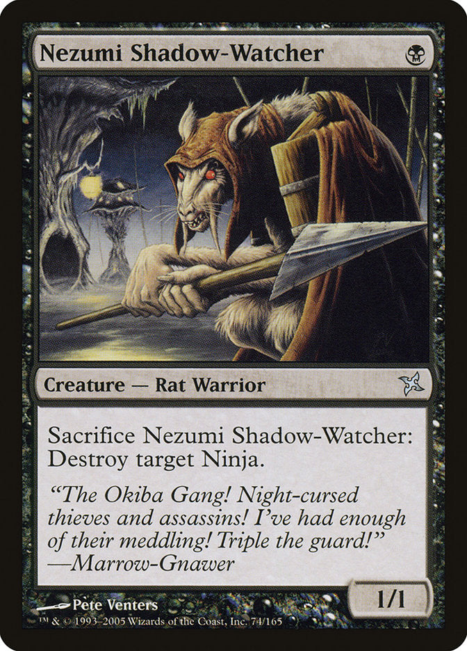 Nezumi Shadow-Watcher [Betrayers of Kamigawa] | North Game Den