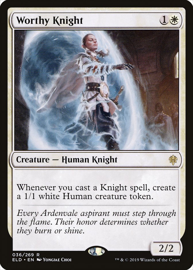 Worthy Knight [Throne of Eldraine] | North Game Den