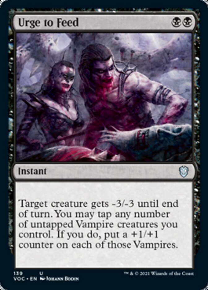 Urge to Feed [Innistrad: Crimson Vow Commander] | North Game Den