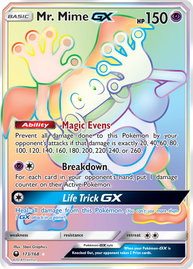 Mr. Mime GX (173/168) [Sun & Moon: Celestial Storm] | North Game Den