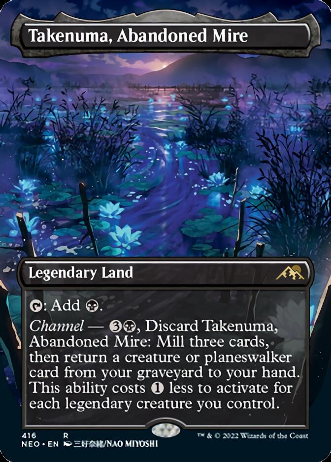 Takenuma, Abandoned Mire (Borderless) [Kamigawa: Neon Dynasty] | North Game Den