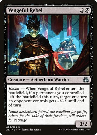 Vengeful Rebel [Aether Revolt] | North Game Den