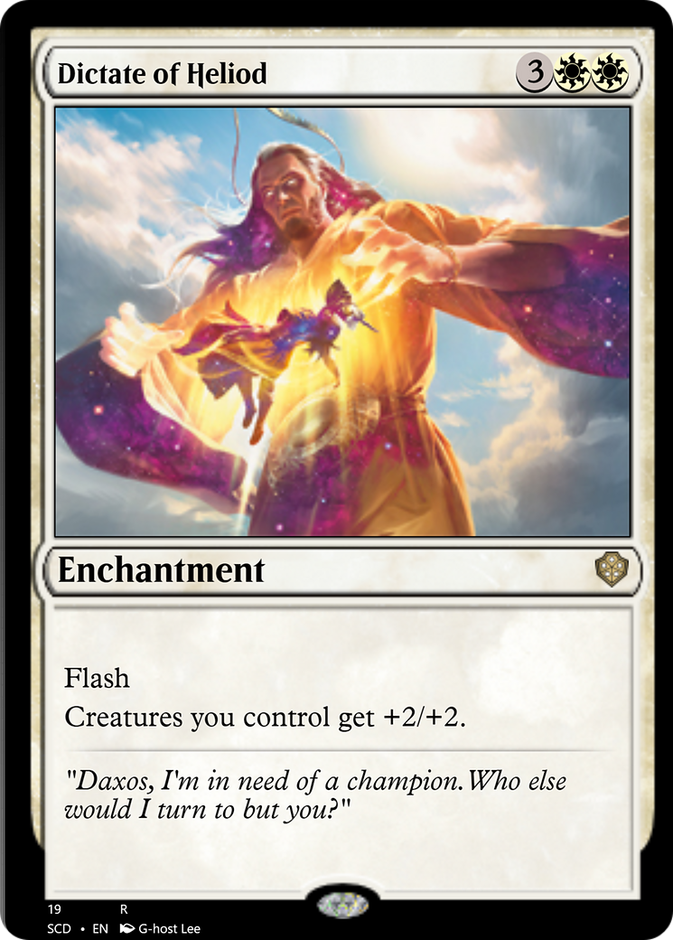 Dictate of Heliod [Starter Commander Decks] | North Game Den