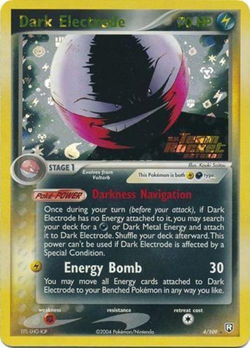 Dark Electrode (4/109) (Stamped) [EX: Team Rocket Returns] | North Game Den